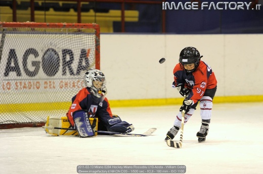2011-02-13 Milano 0284 Hockey Milano Rossoblu U10-Aosta - William Golob